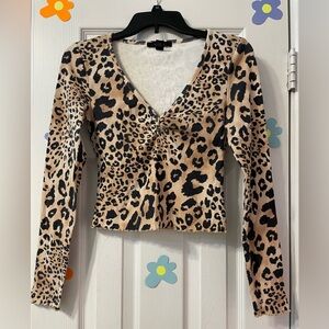 Cheetah Long sleeve top